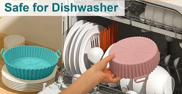 Air Fryer Silicone Baking Tray Reusable Mold